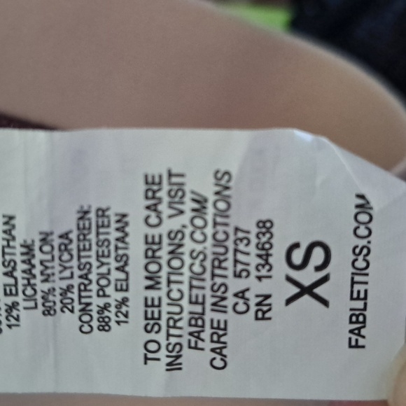 Fabletics women's sports bra maroon size XS - Picture 3 of 7